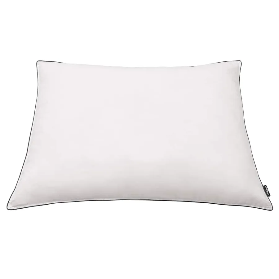 Oreiller lot de 2 Remplissage de duvet léger 70 x 60 cm Blanc - 3
