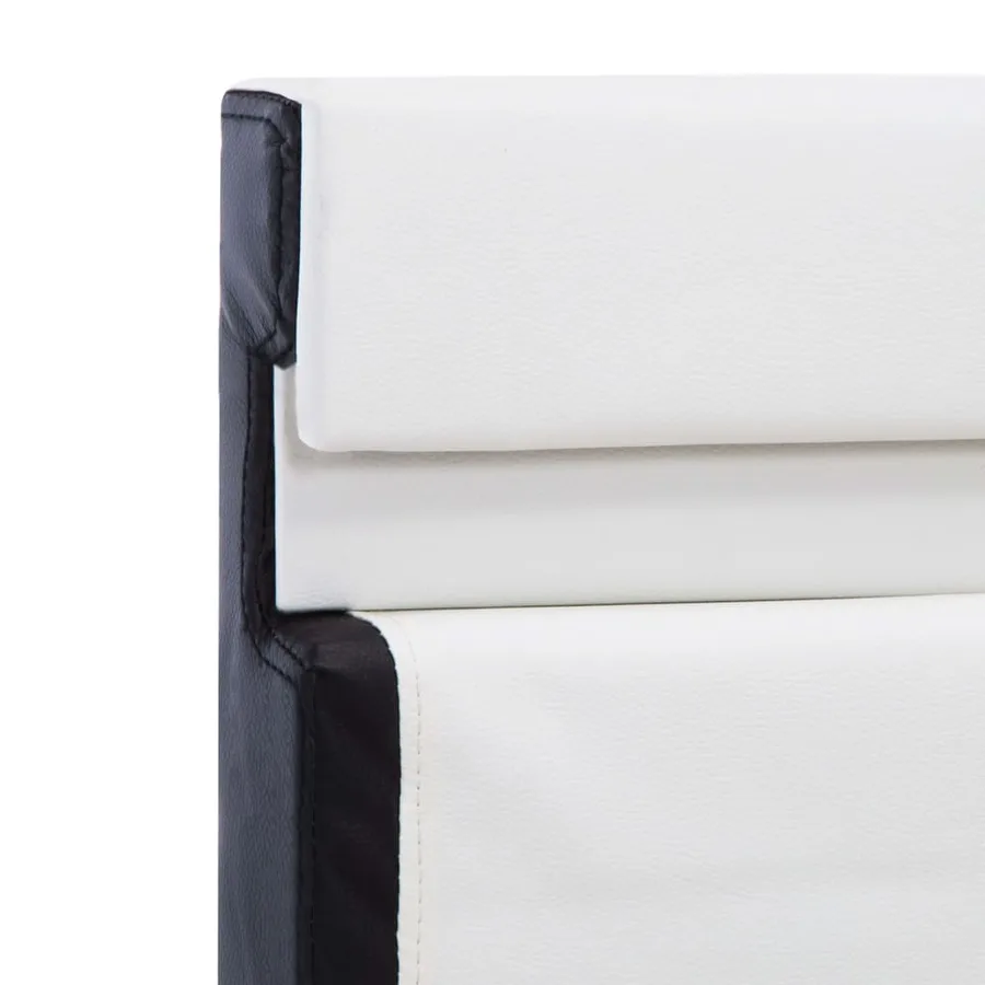 Cadre de lit avec LED sans matelas blanc 180x200 cm - 6