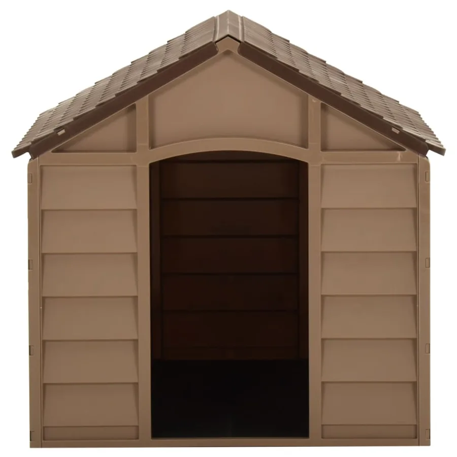Niche pour chiens Marron 71x71,5x68 cm PP - 2