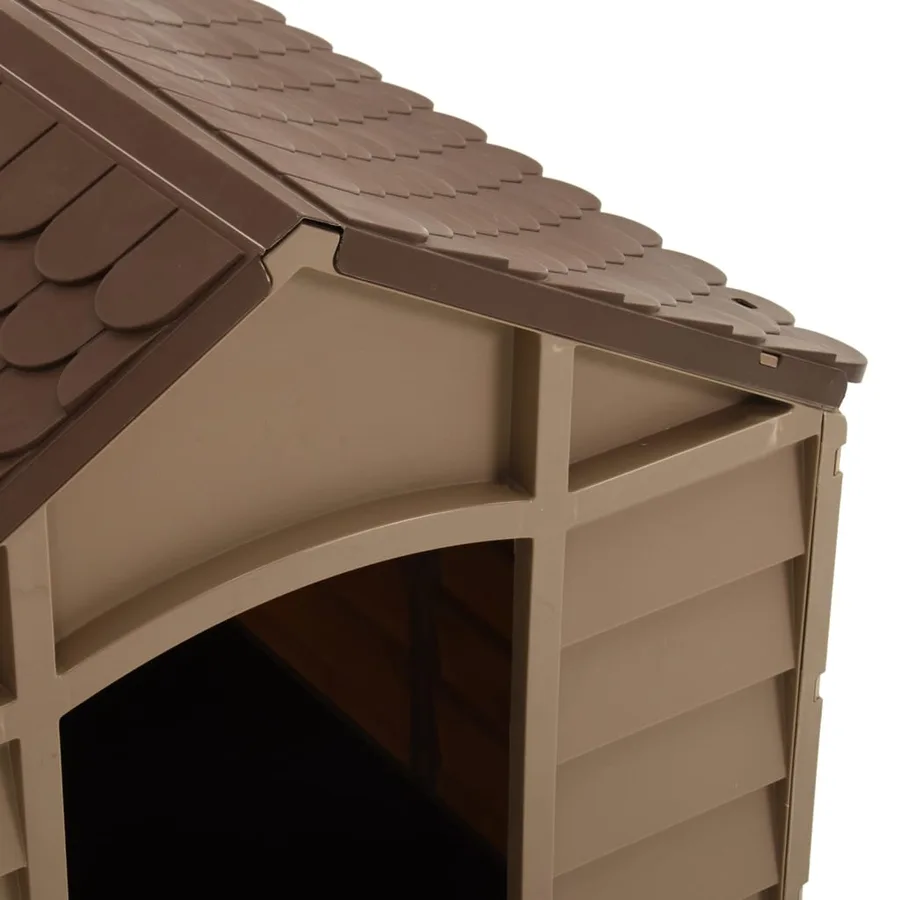 Niche pour chiens Marron 71x71,5x68 cm PP - 6