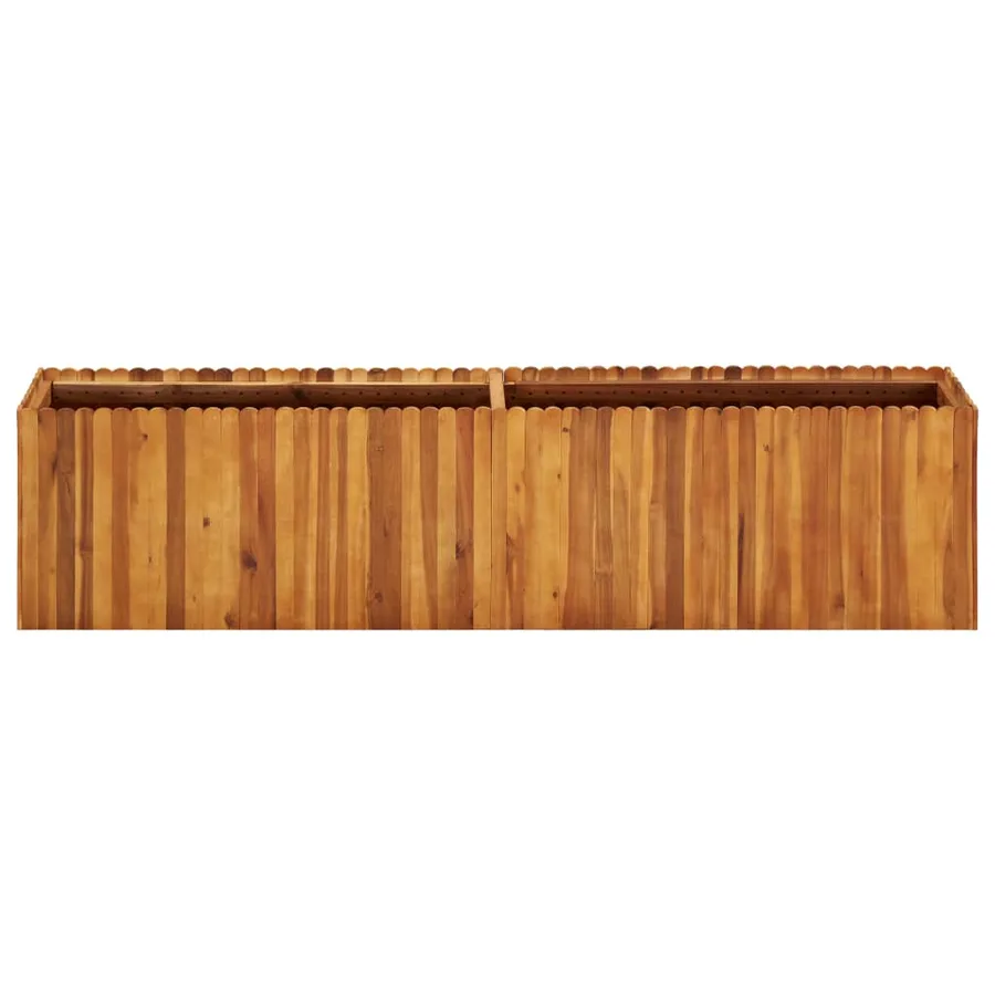 Lit surélevé de jardin 200x30x50 cm Bois massif d'acacia - 2