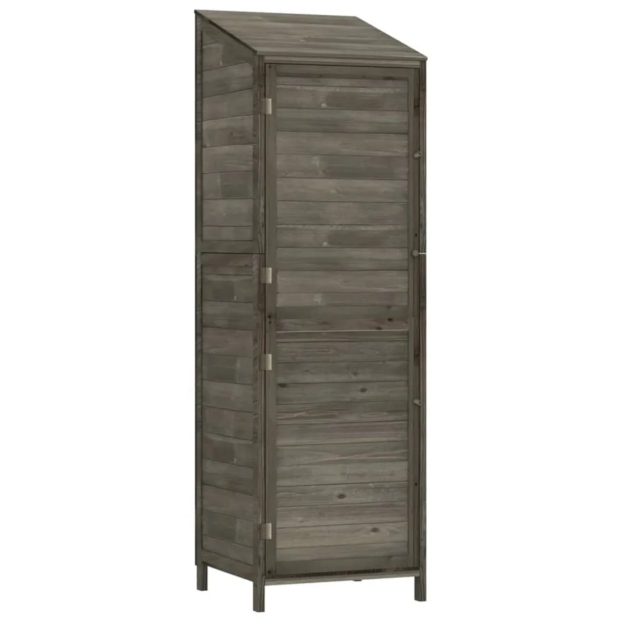 Remise de jardin Anthracite 55x52x174,5 cm Bois de sapin solide - 2