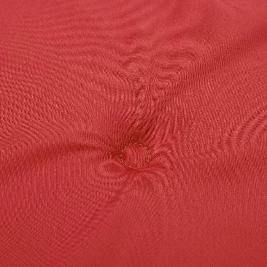 Coussin de chaise de terrasse rouge (75+105)x50x4 cm - 6