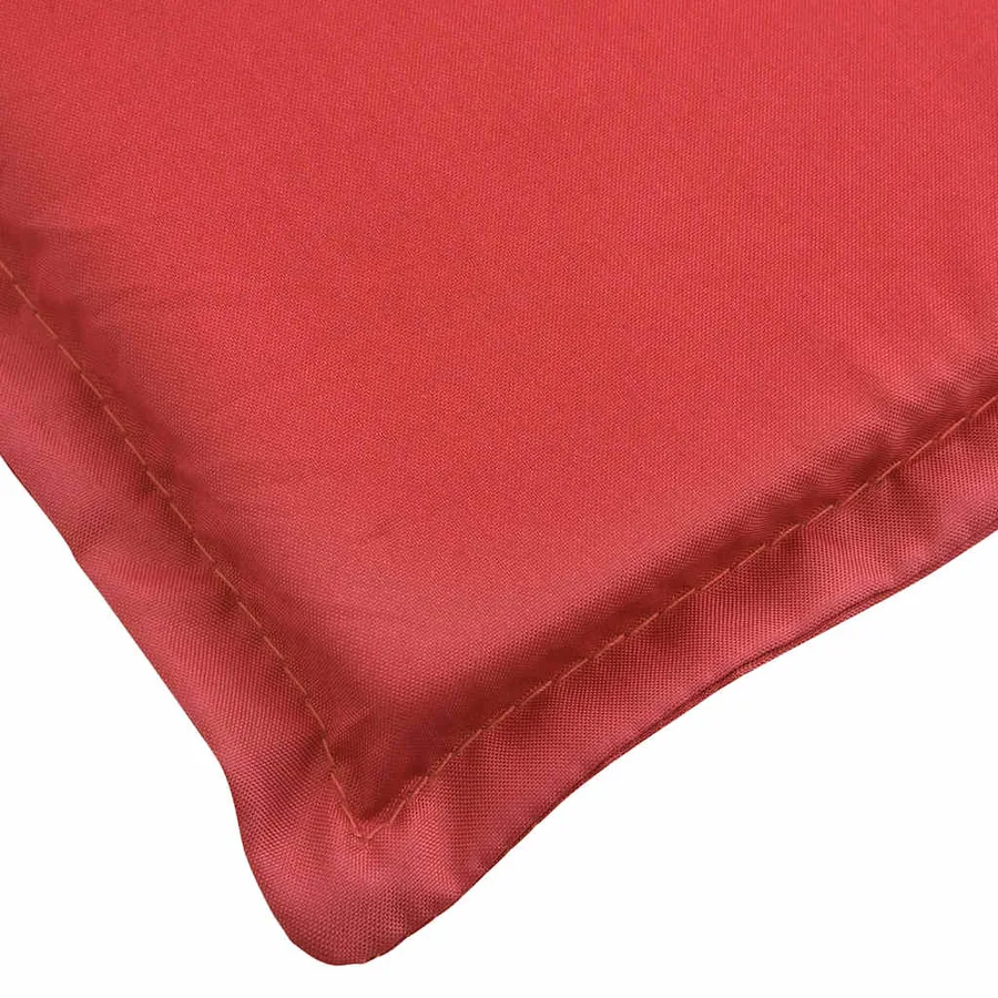 Coussin de chaise de terrasse rouge (75+105)x50x4 cm - 7
