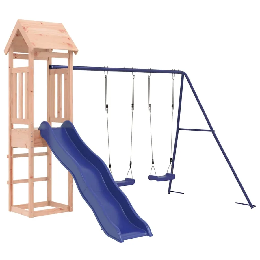 Aire de jeux d'extérieur bois massif de douglas - 2