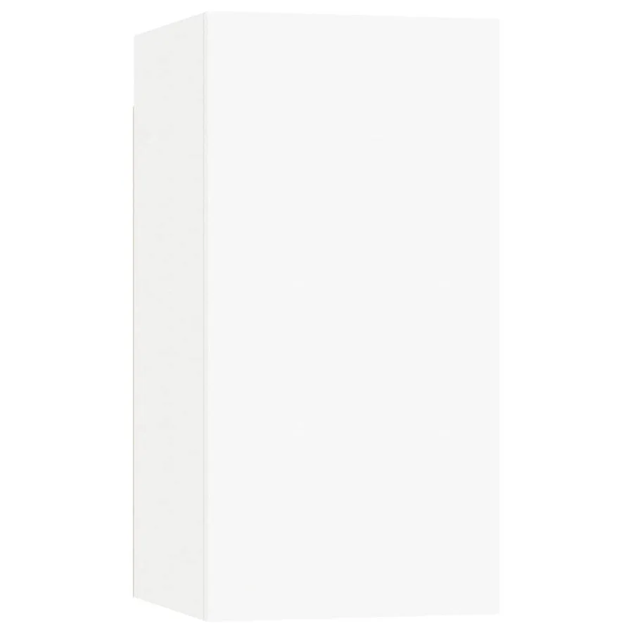 Ensemble de meubles TV 5 pcs Blanc Bois d'ingénierie - 5