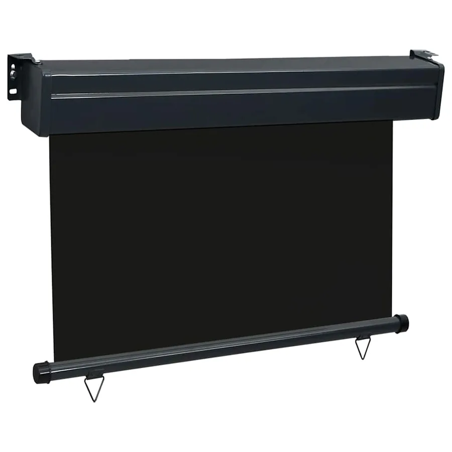 Auvent latéral de balcon 85x250 cm noir - 3