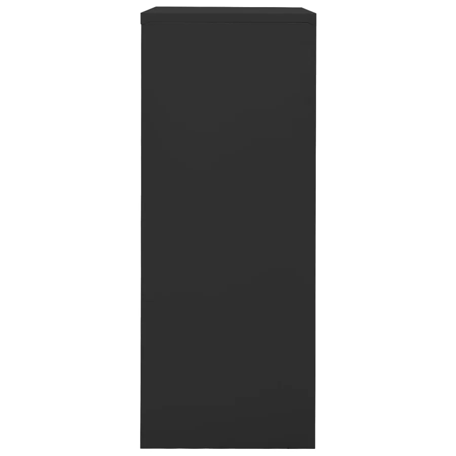 Armoire de bureau et jardinière Anthracite 90x40x125 cm Acier - 13