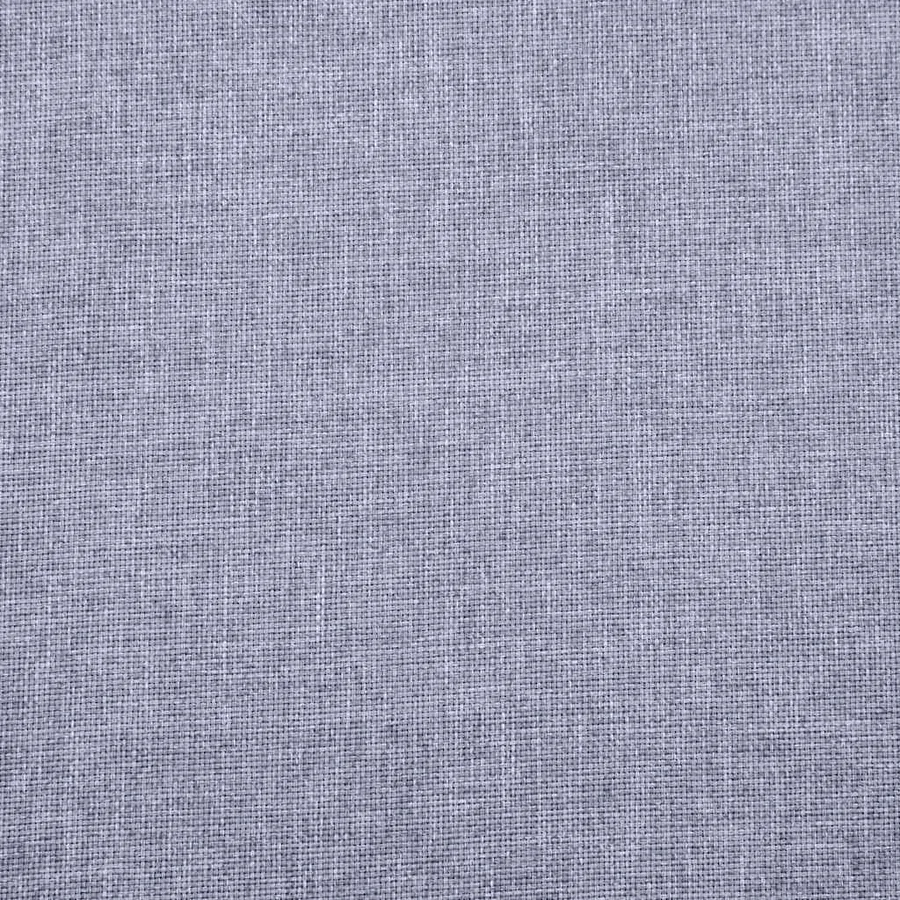 Canapé à 2 places tissu gris clair - 7