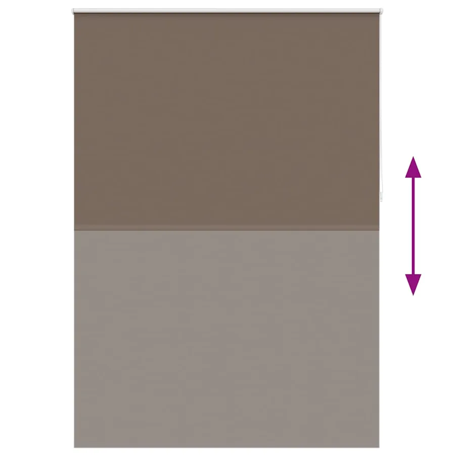 Store enrouleur occultant 164,4 x 230 cm, largeur du tissu 160 cm, couleur café - 9