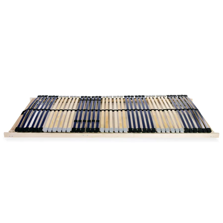 Sommiers à lattes sans matelas 2 pcs avec 42 lattes 90x200 cm - 2