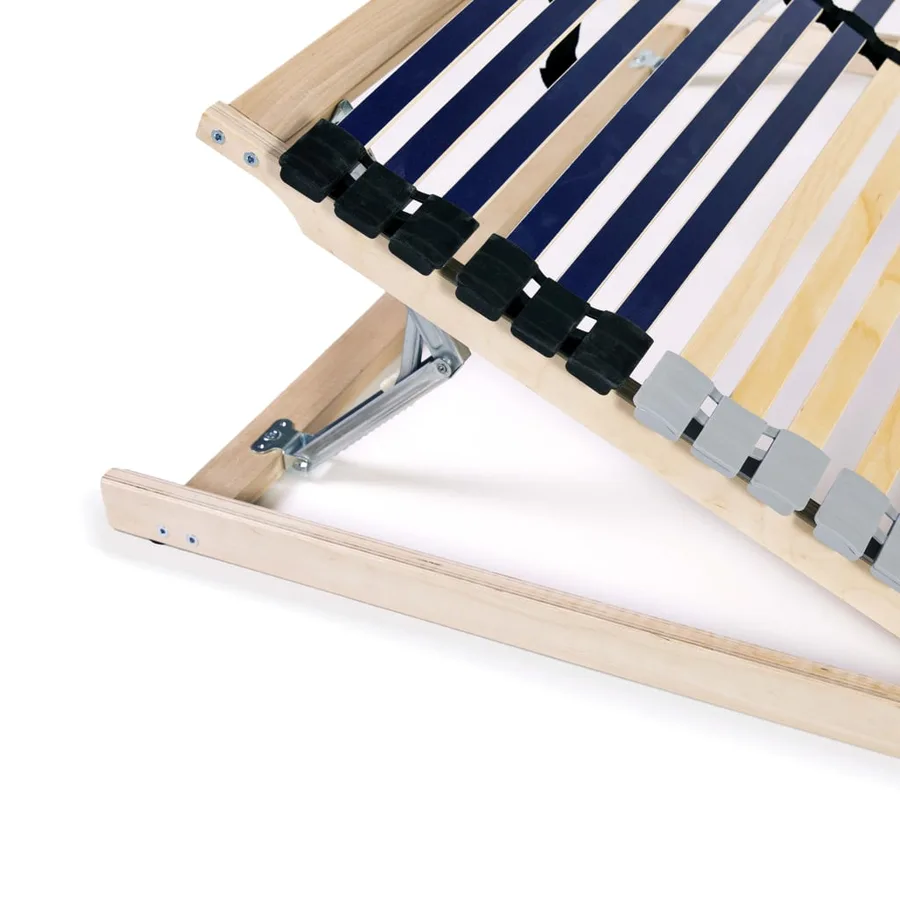 Sommiers à lattes sans matelas 2 pcs avec 42 lattes 90x200 cm - 5