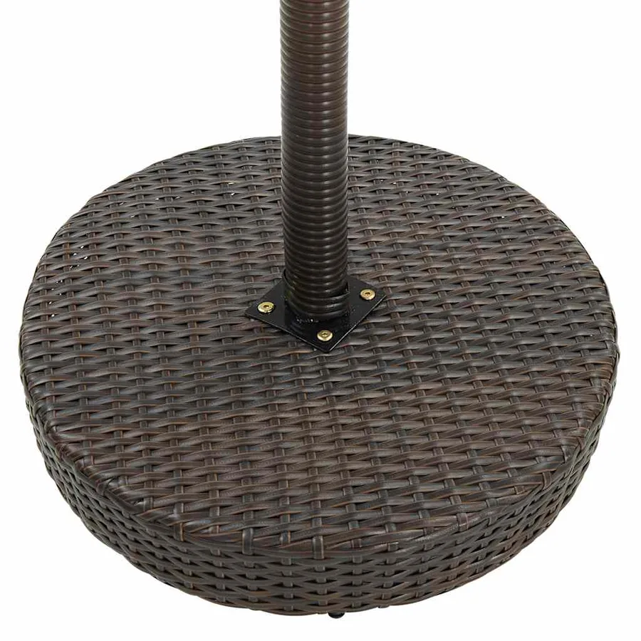Ensemble de bar de jardin 5 pcs Résine tressée Marron - 5