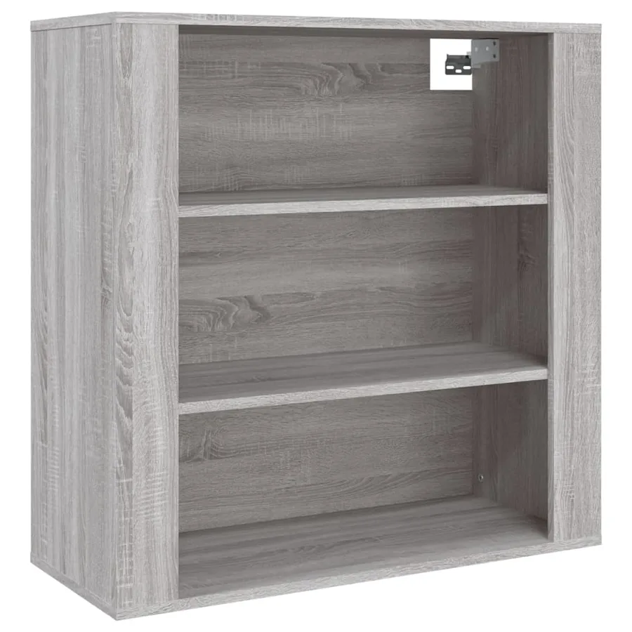 Armoire murale Sonoma gris 80x33x80 cm Bois d'ingénierie - 2