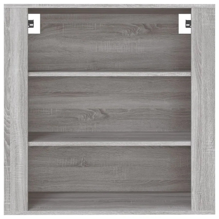 Armoire murale Sonoma gris 80x33x80 cm Bois d'ingénierie - 3