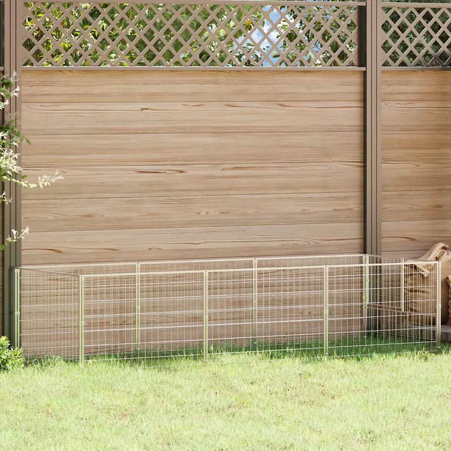 Chenil Argenté 3 m² Acier