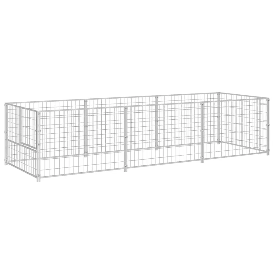 Chenil Argenté 3 m² Acier - 2