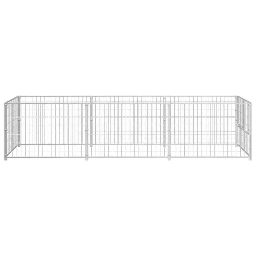 Chenil Argenté 3 m² Acier - 5