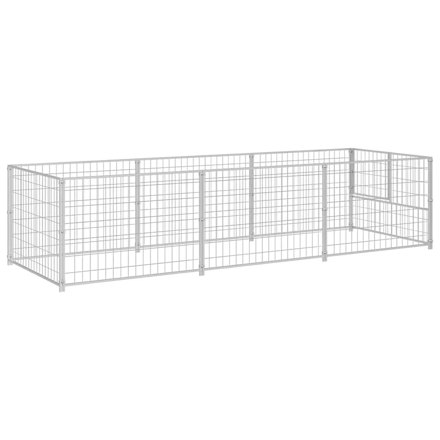 Chenil Argenté 3 m² Acier - 6