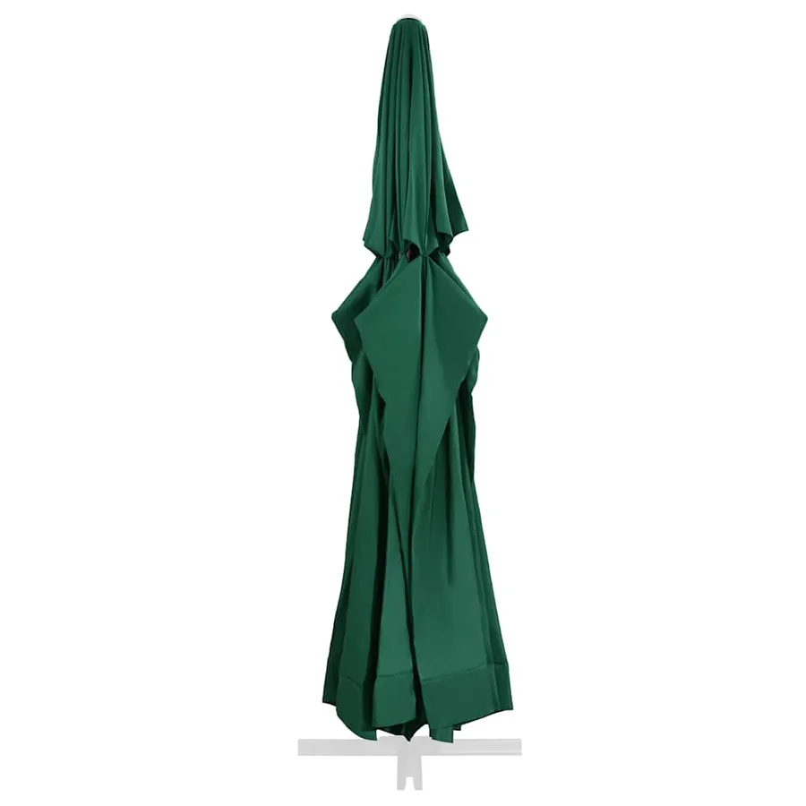 Tissu de remplacement pour parasol d'extérieur Vert 610 cm - 4