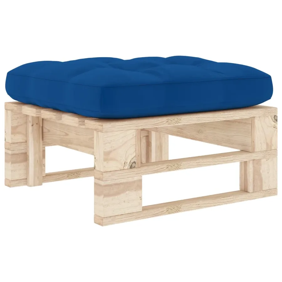 Pouf palette de jardin bois de pin imprégné - 2