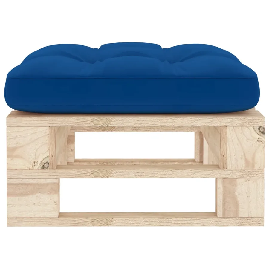 Pouf palette de jardin bois de pin imprégné - 3
