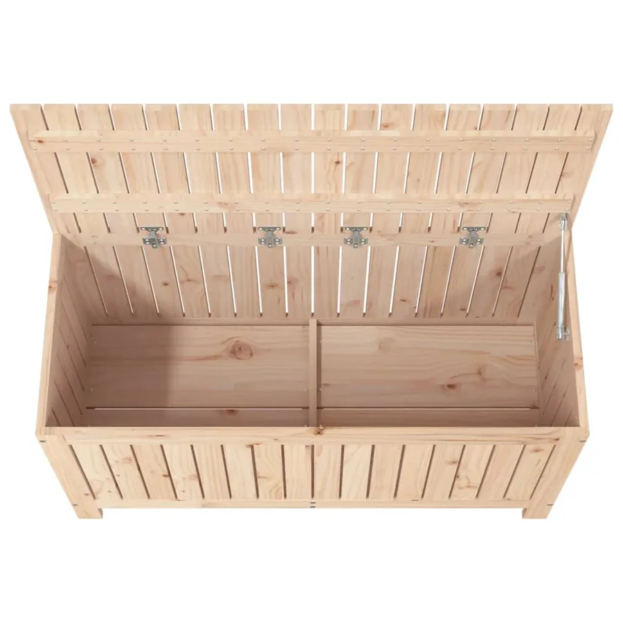 Boîte de rangement de jardin 115x49x60 cm Bois massif de pin - 8