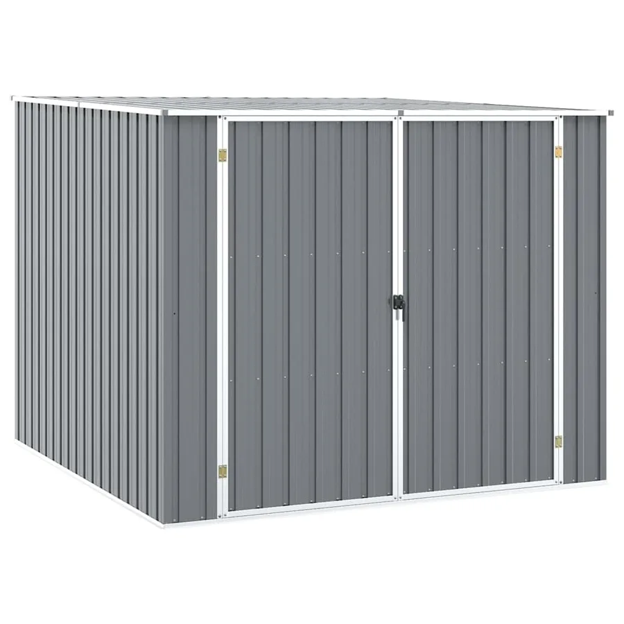 Abri de jardin Gris 195x198x159 cm Métal galvanisé - 2