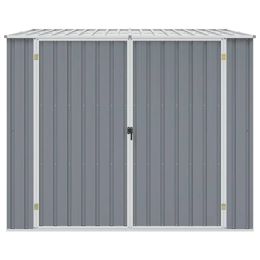 Abri de jardin Gris 195x198x159 cm Métal galvanisé - 5