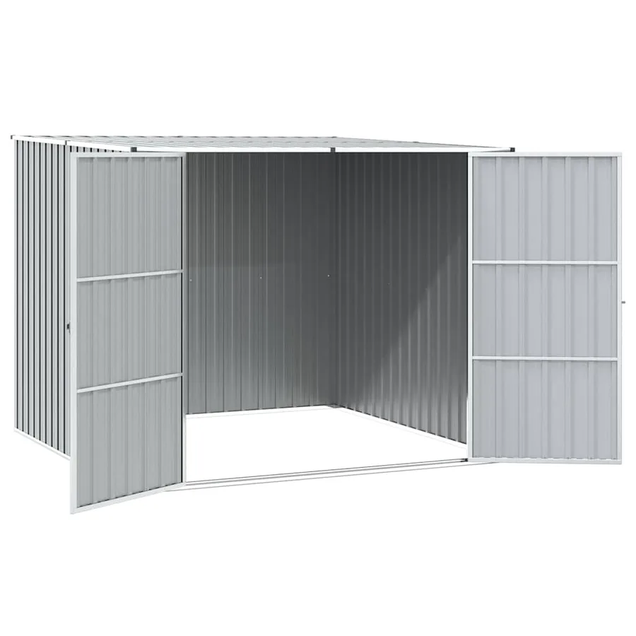 Abri de jardin Gris 195x198x159 cm Métal galvanisé - 6