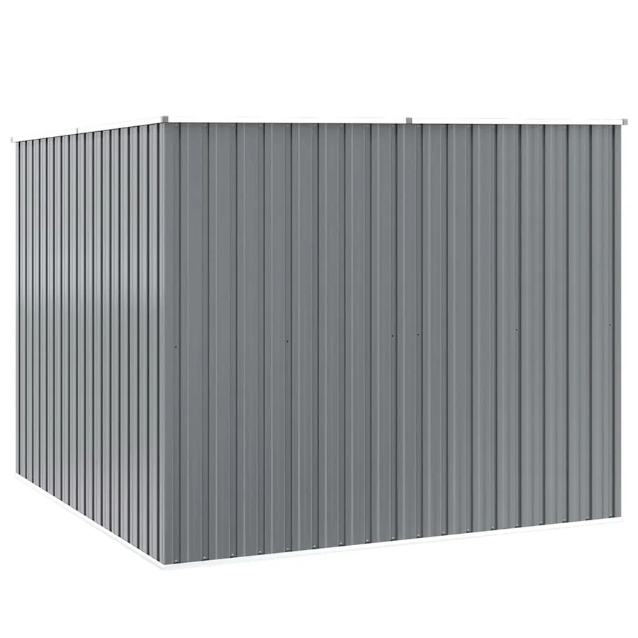 Abri de jardin Gris 195x198x159 cm Métal galvanisé - 8