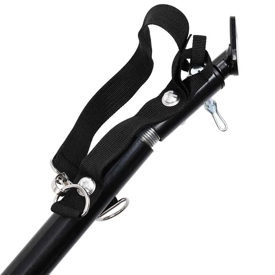 Remorque de vélo pour chiens et poussette 2-en-1 rouge et gris - 9