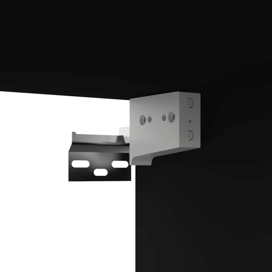 Meubles TV 4 pcs Noir 100x30x30 cm Bois d'ingénierie - 7