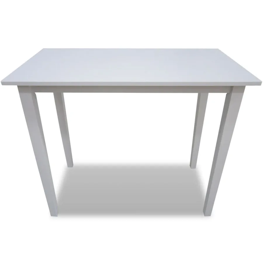 Table de bar en bois Blanc - 2