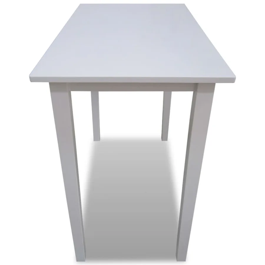 Table de bar en bois Blanc - 3