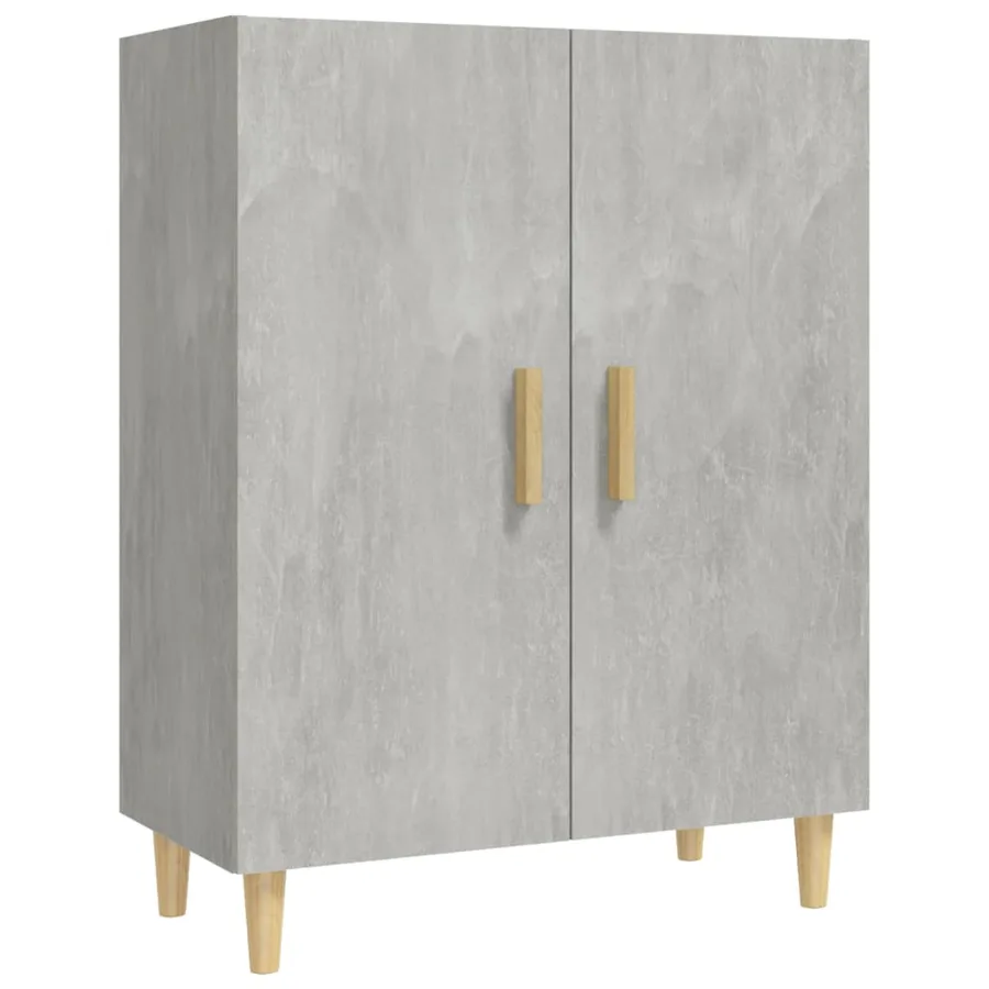 Buffet Gris béton 70x34x90 cm Bois d'ingénierie - 2
