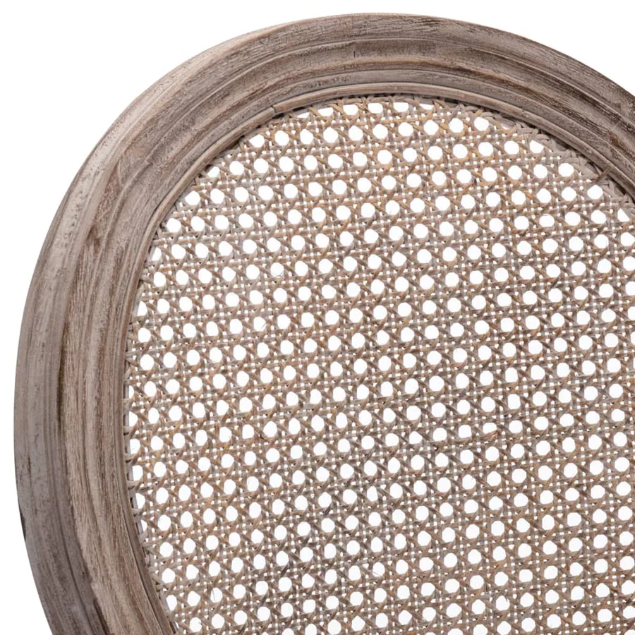 Tabourets de bar lot de 2 blanc lin - 7