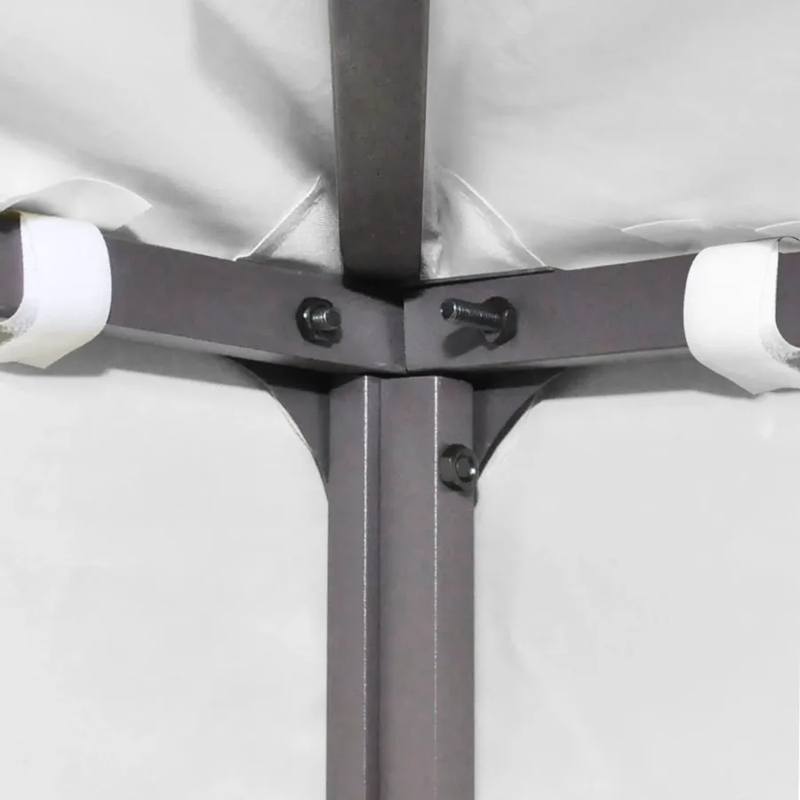 Toile de toit de belvédère 270 g/m² 3x3 m Blanc - 5