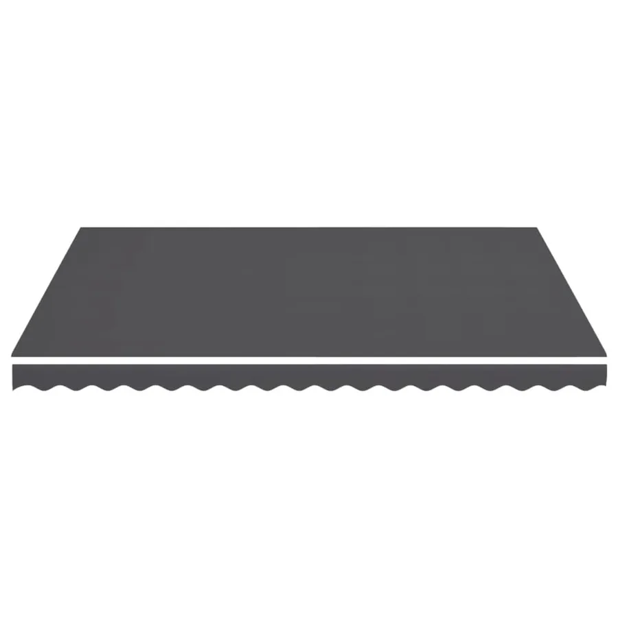 Tissu de remplacement pour auvent anthracite 4,5x3,5 m polyester - 3