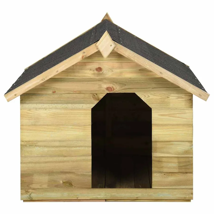 Niche de jardin avec toit ouvrant en bois de pin imprégné - 3