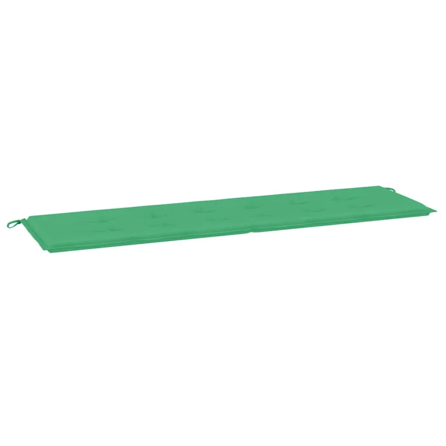 Coussin de banc de jardin vert 180x50x3 cm tissu oxford - 2