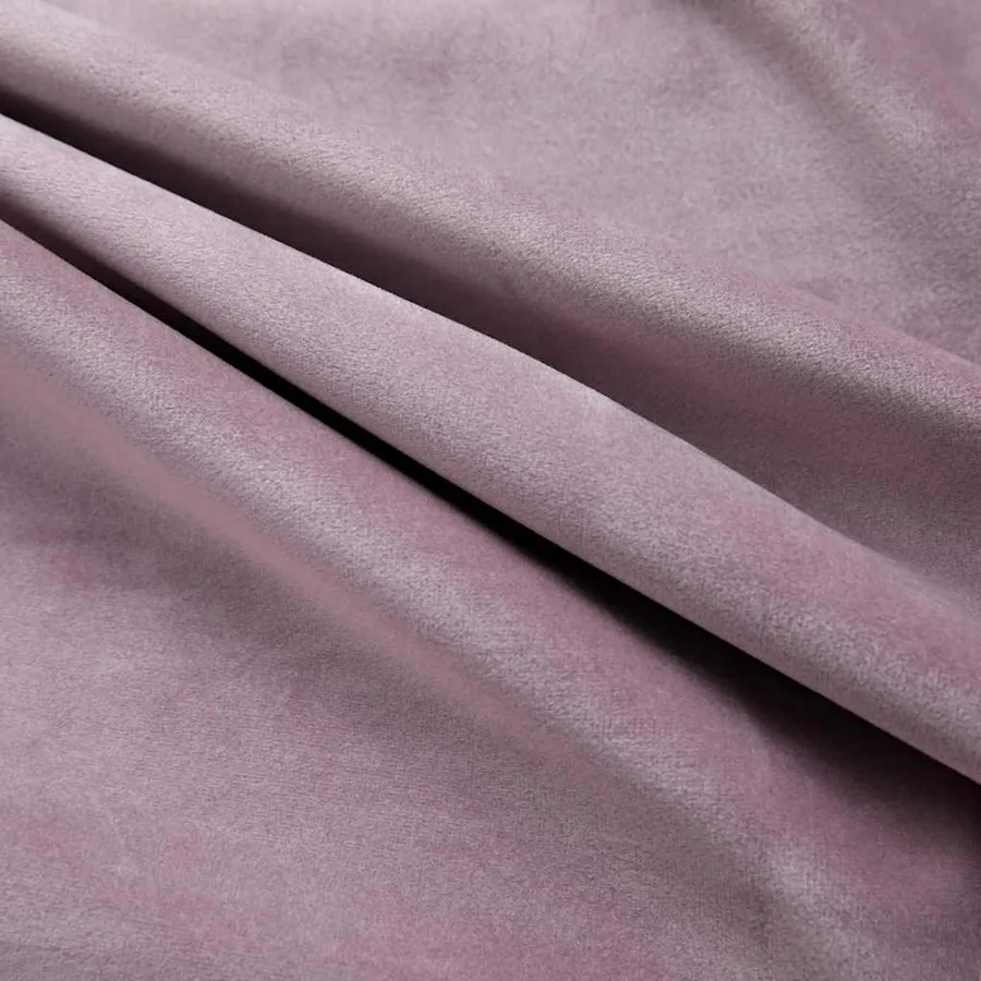 Rideaux occultants avec anneaux 2 pcs Velours Rose 140x225 cm - 4