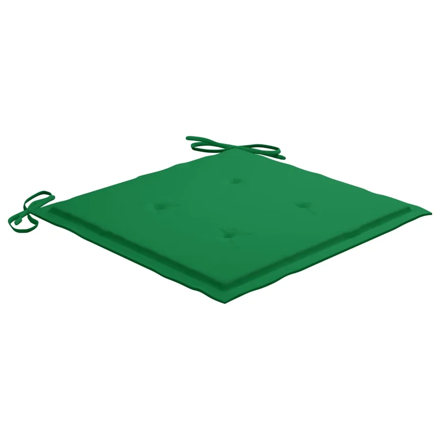 Ensemble à manger d'extérieur pliable avec coussin 3 pcs Teck - 13