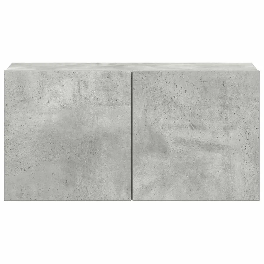 Ensemble de meubles TV 5 pcs Gris béton Bois d'ingénierie - 7