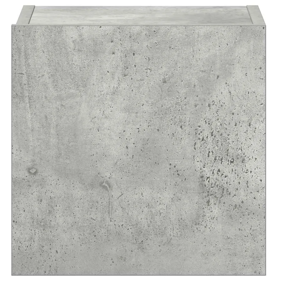 Ensemble de meubles TV 5 pcs Gris béton Bois d'ingénierie - 9