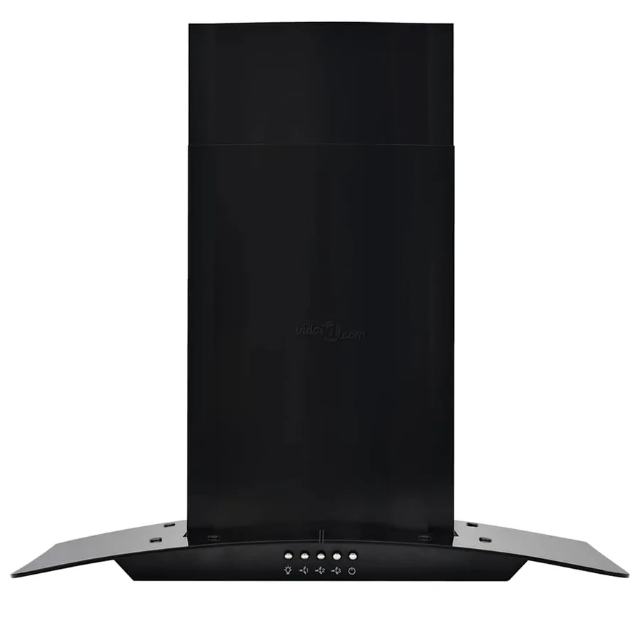 Hotte murale Acier inoxydable 756 m³/h 60 cm Noir - 2