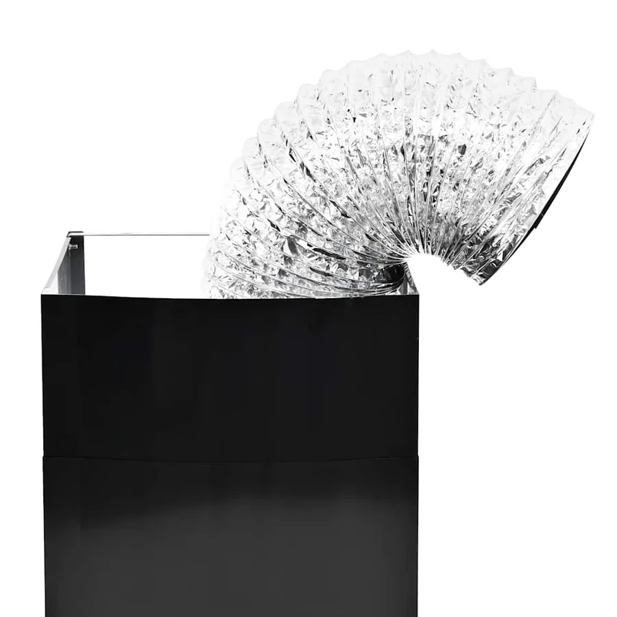 Hotte murale Acier inoxydable 756 m³/h 60 cm Noir - 8