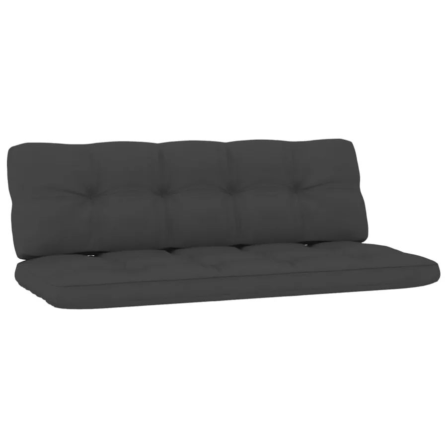 Salon de jardin 2 pcs avec coussins bois de pin imprégné - 4