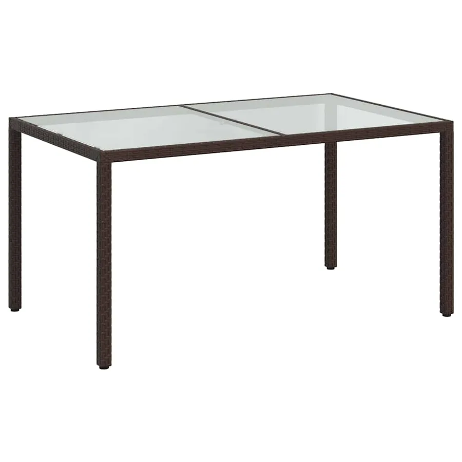 Ensemble à manger d'extérieur 5pcs avec coussins Résine tressée - 8