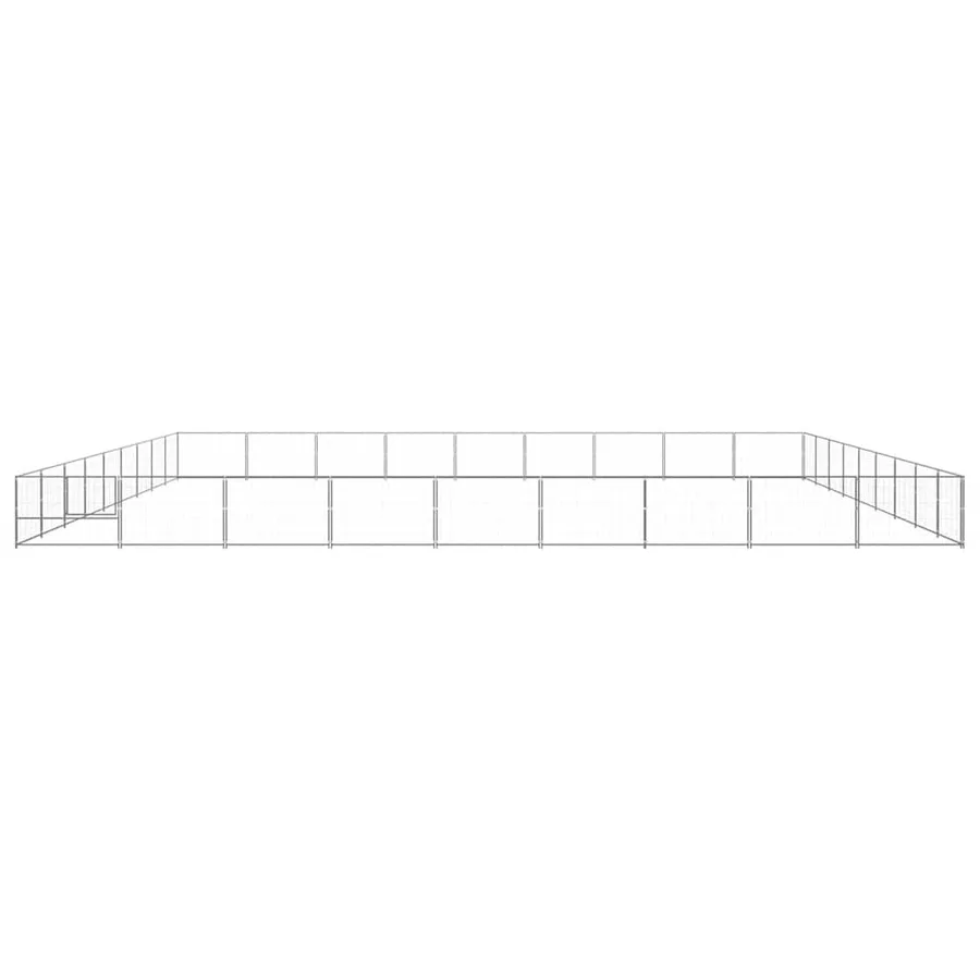 Chenil Argenté 81 m² Acier - 5